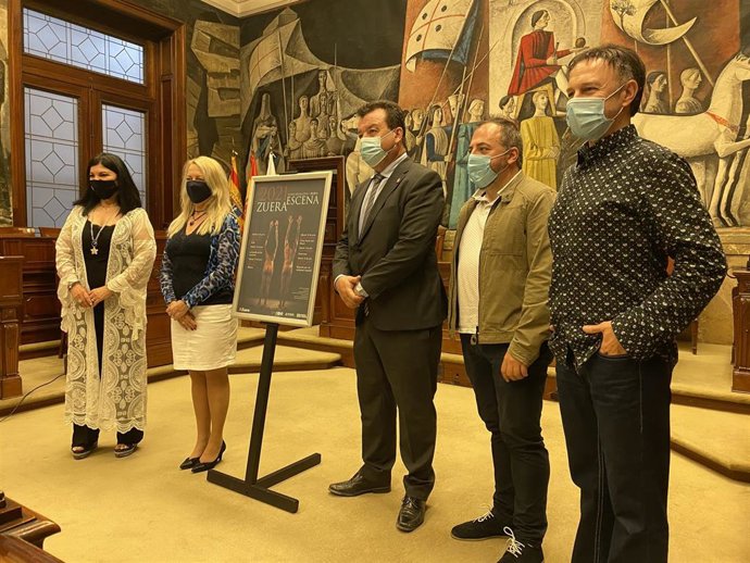 La presentación de Zuera Escena se ha realizado en la sede de la DPZ.