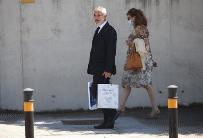 Archivo - Luis Pineda a su llegada a la Audiencia Nacional. 