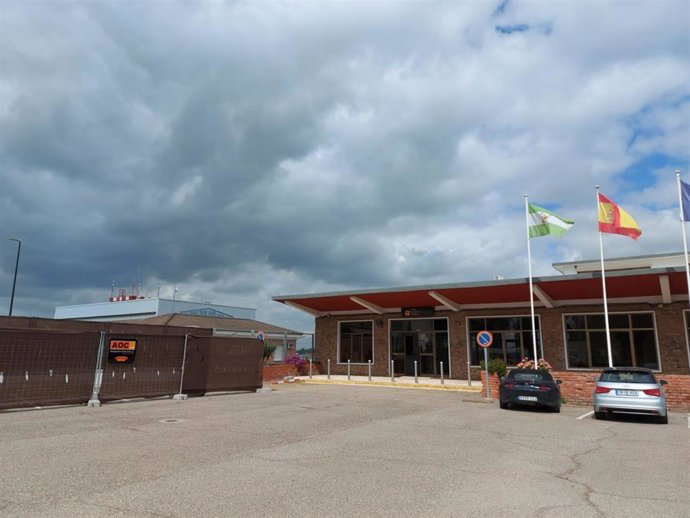 Obras en la terminal del aeropuerto de Córdoba.