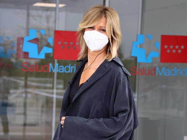 Susanna Griso ha recibido la primera dosis de la vacuna en el hospital Isabel Zendal