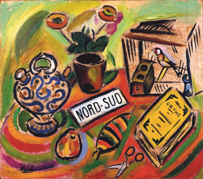 Una obra de la muestra 'Miró Poema' en Fundación Mapfre