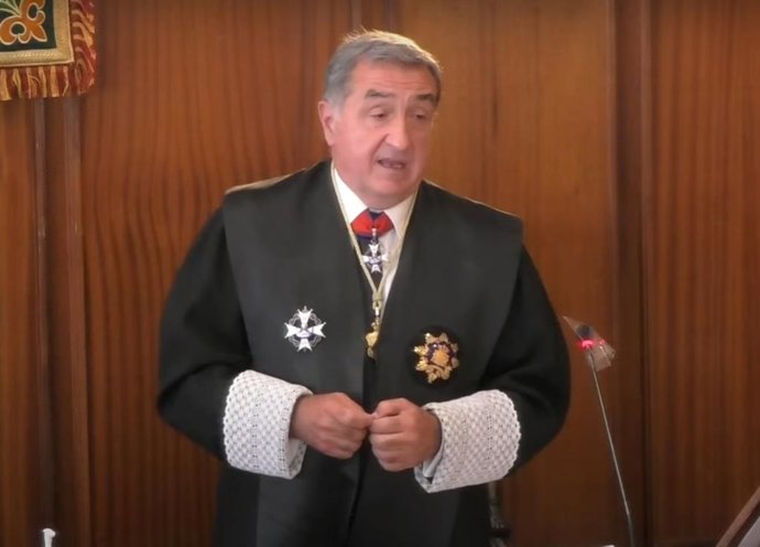 El nuevo fiscal general de Castilla-La Mancha, Emilio Fernández, en su toma de posesión