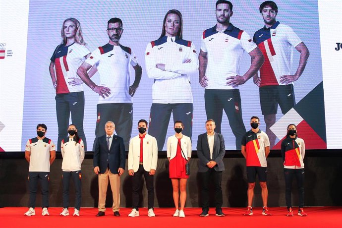 Presentación de la ropa Joma del equipo olímpico español