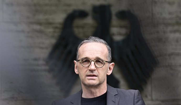 28 May 2021, Berlin: German Foreign Minister Heiko Maas speaks during a press conference on the genocide in Namibia. More than 100 years after the crimes committed by the German colonial power in what is now Namibia, the Federal Government recognises th