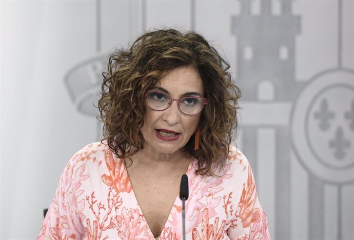 La ministra Portavoz, María Jesús Montero, comparece en rueda de prensa posterior al Consejo de Ministros en Moncloa