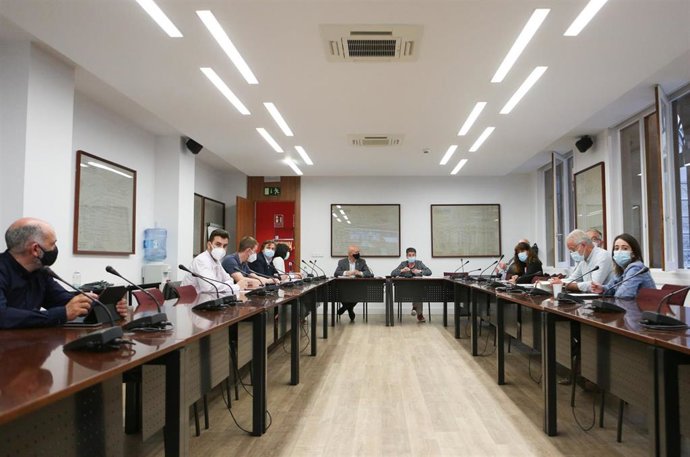 Reunión del Consorcio Alta Velocidad-Comarca de Pamplona