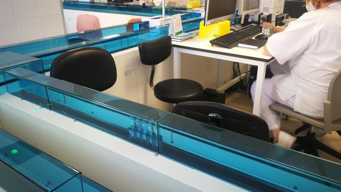 Las nuevas instalaciones del laboratorio del Hospital Clínico.