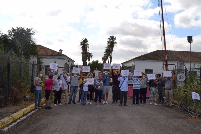 Protesta de los vecinos de Alcosa