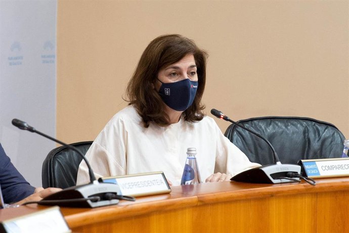La directora xeral de Desenvolvemento Pesqueiro, Susana Rodríguez, en comisión