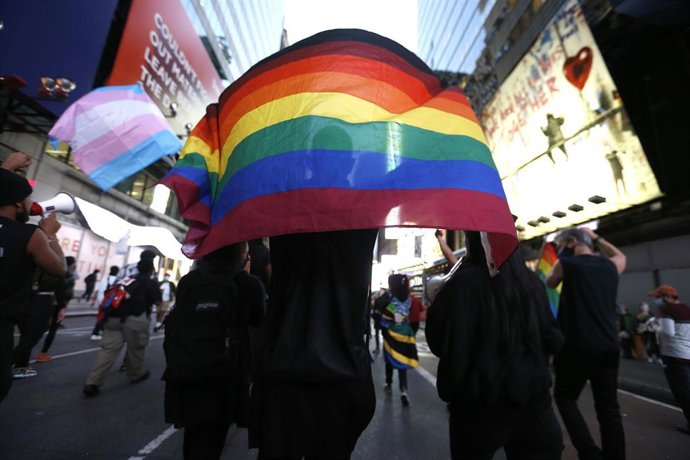 Archivo - Protesta por los derechos LGTBI+ en Estados Unidos