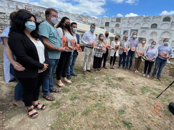 Inicio de la segunda fase de los trabajos de exhumación de víctimas franquistas en Jimena (Cádiz)
