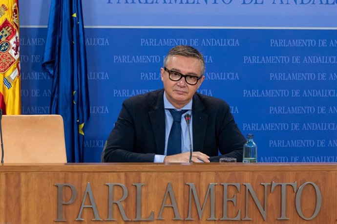 El portavoz de Vox en el Parlamento andaluz, Manuel Gavira