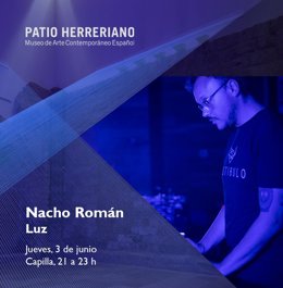Cartel de la actuación de Nacho Román.