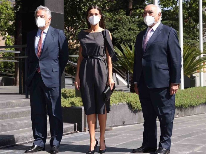 La Reina ha presidido una reunión de la FAD en la Sede de Mutua Madrileña