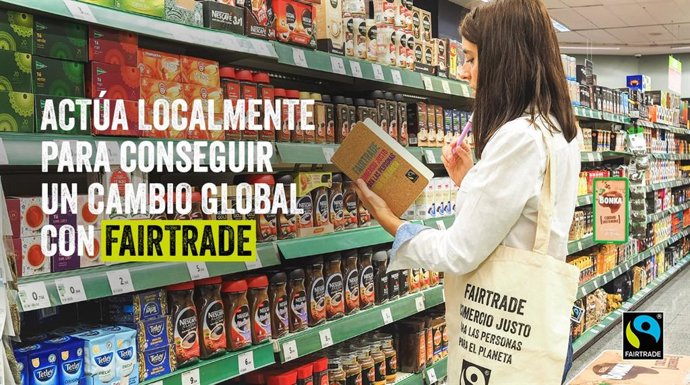 El comercio justo creció en  España en 2020.