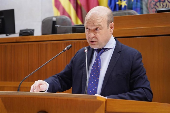 El portavoz de VOX en Aragón, Santiago Morón.