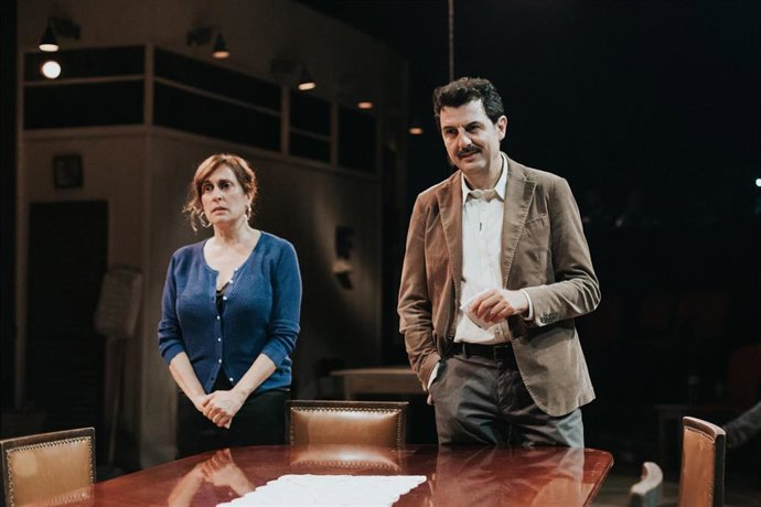 Los actores Clara Segura y Enrico Ianniello para la obra teatral 'Filumena Marturano'