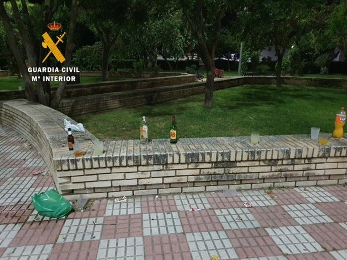 Botellón en Serradilla