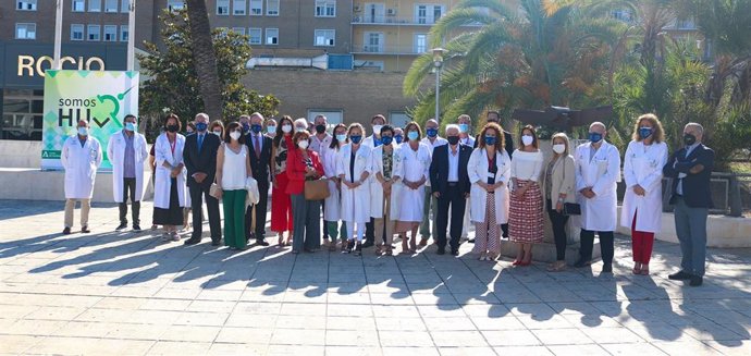 Acto de homenaje en el Virgen del Rocío con motivo del Día Nacional del Donante de Órganos