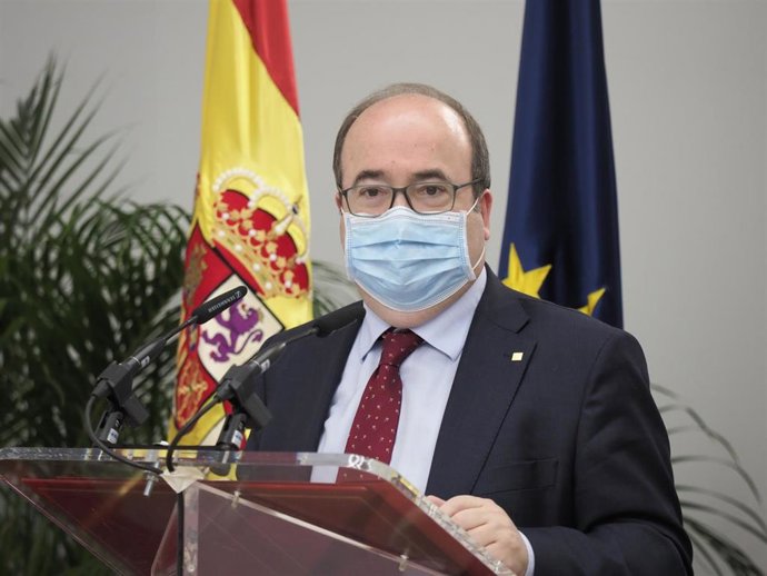 El ministro de Política Territorial y Función Pública, Miquel Iceta