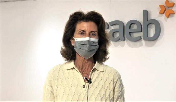 La presidenta de CAEB, Carmen Planas.