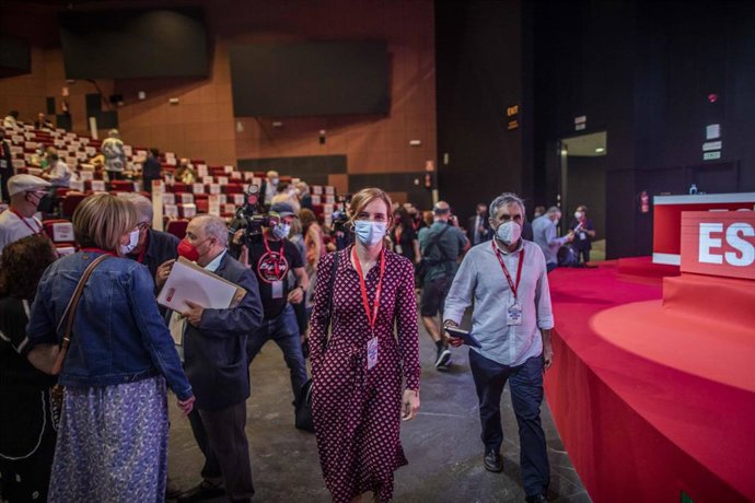 La coordinadora de Más Madrid Comunidad y jefa de la oposición en la Asamblea, Mónica García, en el XII Congreso de CC.OO. Madrid