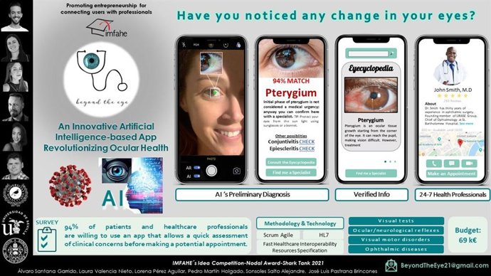 Diseñan una aplicación para detectar anomalías y patologías oculares