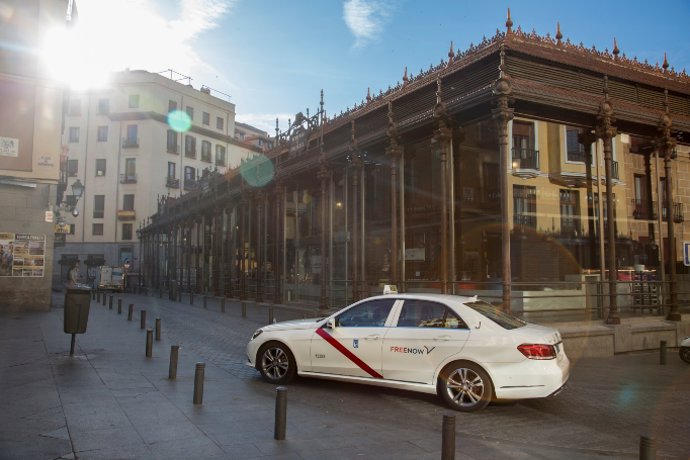 Archivo - Taxis de Free Now