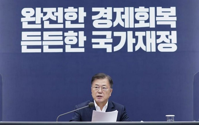 El presidente de Corea del Sur, Moon Jae In