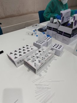 Archivo - Test antígenos, en una imagen de archivo