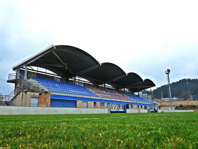 Campo de fútbol de Urritxe, en Amorebieta (Bizkaia)