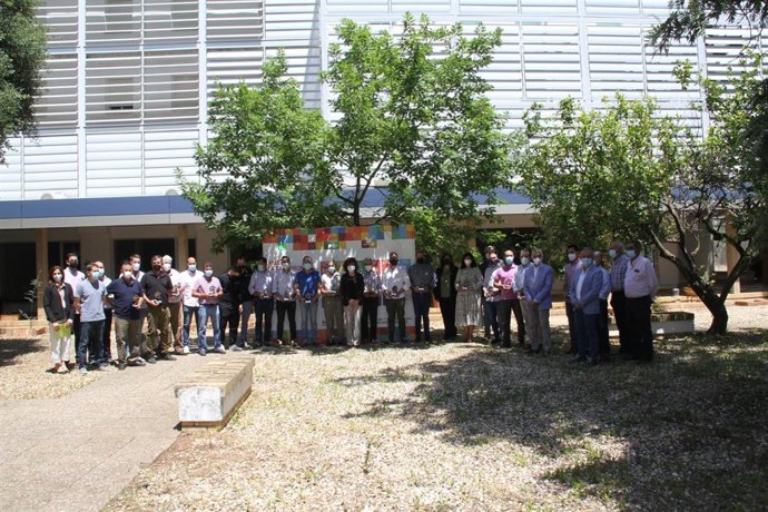 Acto de homenaje a las almazares de Huelva.