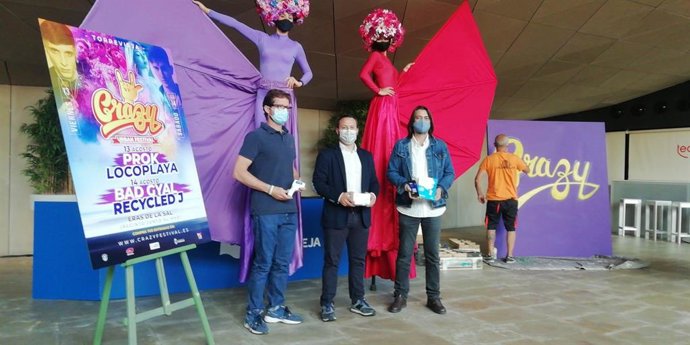 Presentación del Crazy Urban Festival en Torrevieja (Alicante)