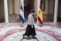 Laya cancela su rueda de prensa junto a su homóloga belga y aún no se ha pronunciado sobre la salida de Ghali