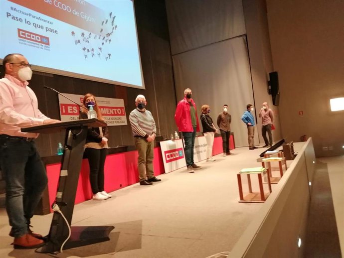 Congreso de CCOO Gijón en el recinto ferial gijonés 'Luis Adaro'