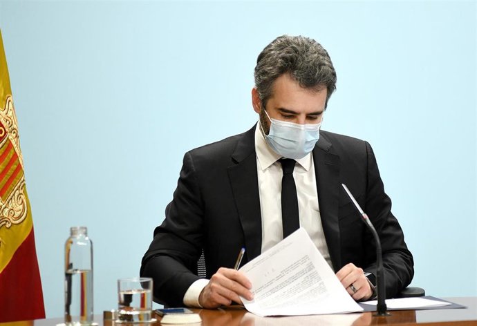 El ministro andorrano de Finanzas y Portavoz, Eric Jover