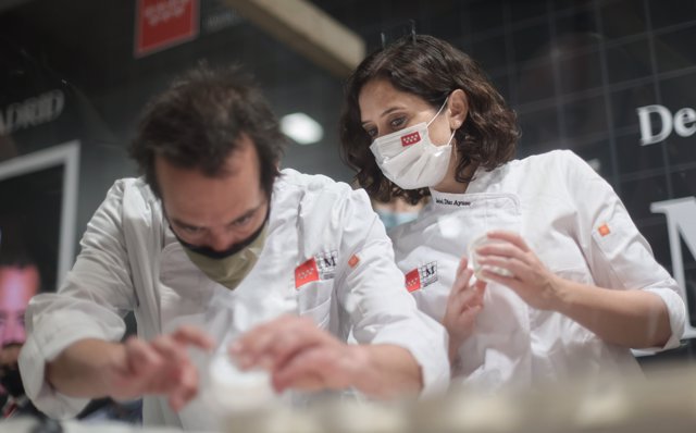 La presidenta en funciones de la Comunidad de Madrid, Isabel Díaz Ayuso, en Madrid Fusión. Archivo.