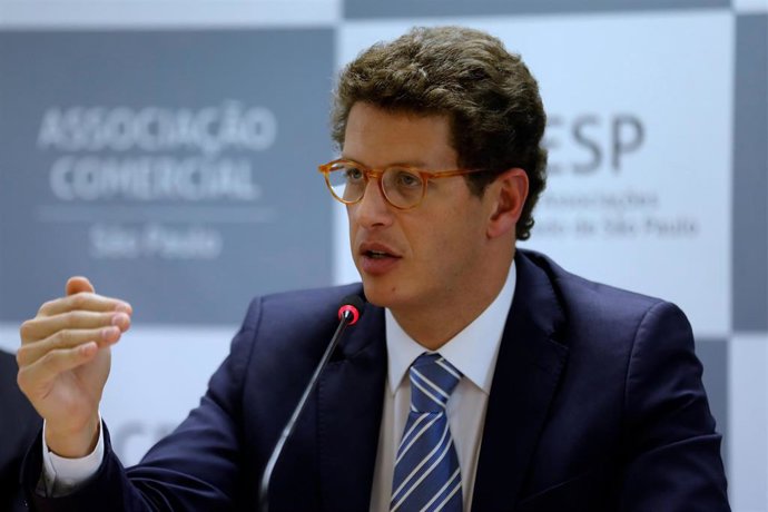 Archivo - El ministro de Medio Ambiente de Brasil, Ricardo Salles.