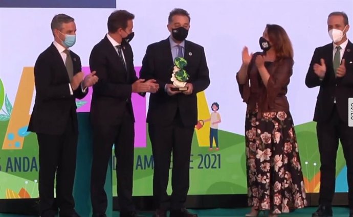Emasagra recibe el Premio Andalucía de Medio Ambiente en la modalidad de cambio climático.