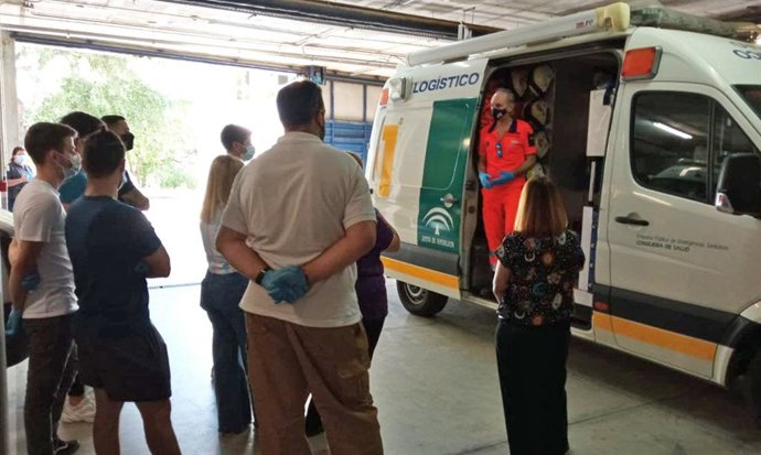 Futuros técnicos de emergencias sanitarias conocen el funcionamiento de EPES 061 en Córdoba.