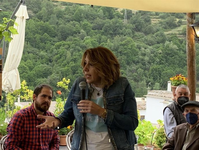 La secretaria general del PSOE-A y candidata a las primarias para la Presidencia de la Junta