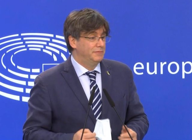 L'expresident de la Generalitat i eurodiputat de Junts Carles Puigdemont.