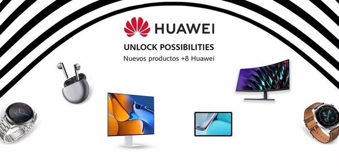 Catálogo de productos de Huawei con Harmony OS.