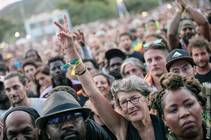 Archivo - Asistentes al Rototom en al edición de 2019