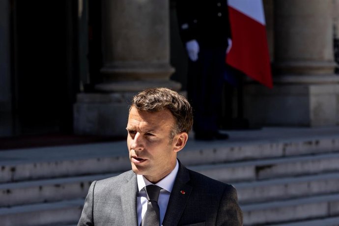 El presidente de Francia, Emmanuel Macron.