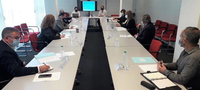 Reunión de trabajo para la reunifiación de sedes judiciales.