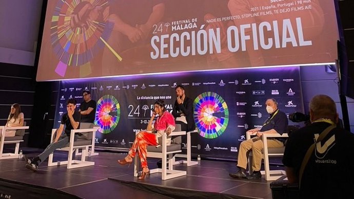 Rueda de prensa de la película 'El Cover' en el marco del Festival de Cine de Málaga