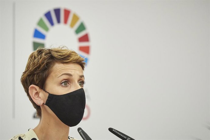 La presidenta del Gobierno de Navarra, María Chivite