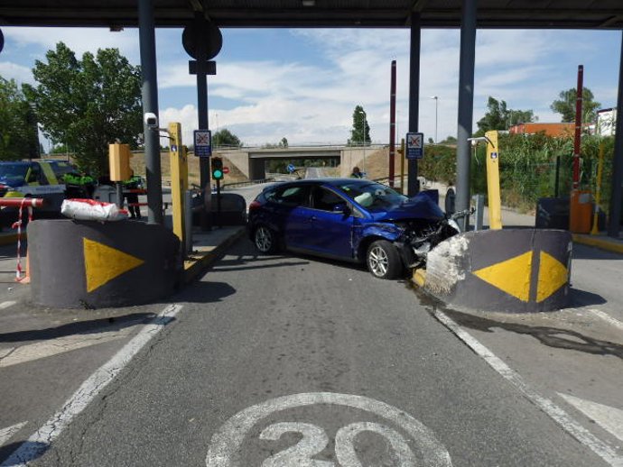 Estado en el que ha quedado el vehículo tras el accidente