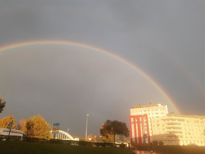 Arcoiris tras la tormenta, en Euskadi